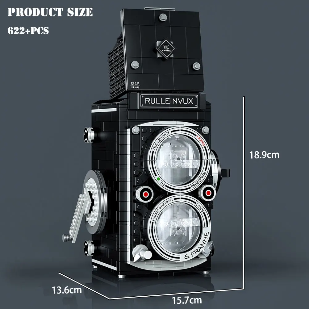 Building Blocks New Digital Camera Toy Building Blocks FY2A SLR Camera Bricks Model 627 Pcs