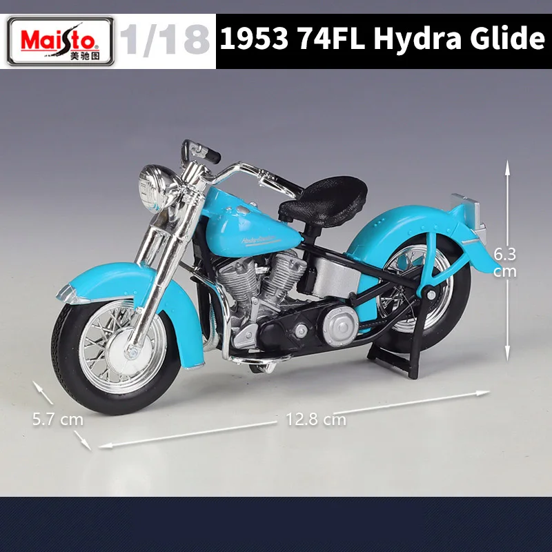 Maisto 1:18 Harley Davidson 74FL Hydra Glide Alloy Motorcycle
