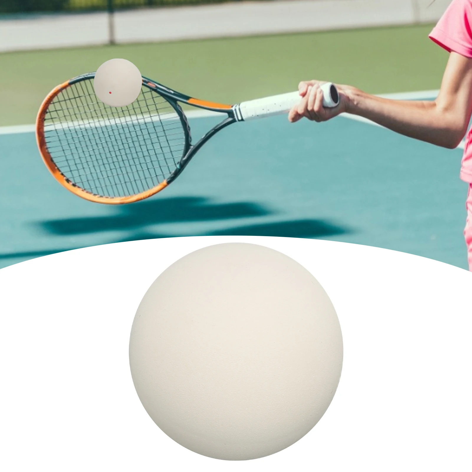 Outdoor Soft Rubber Tennis Ball Strong Bouncing Red Dot Tennis For Competition Practice Training Training Balls