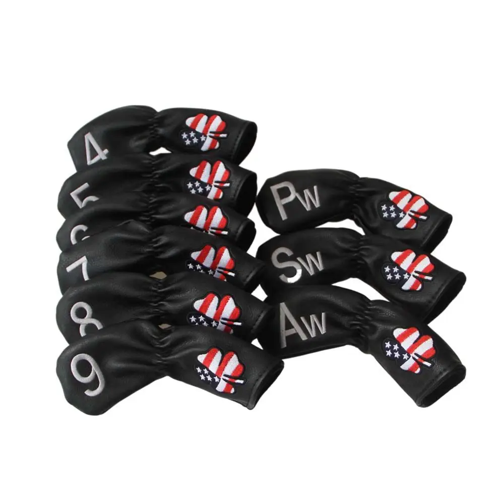 

Accessories Golf Iron Covers Set Protector Case Embroidery Golf Headcovers Golf Club Cover Golf Iron Headcover Golf Head Cover