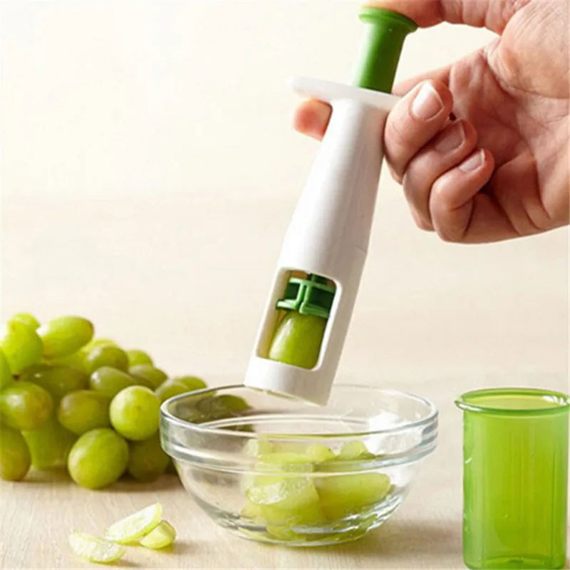 

Creative Grape Tomato Cutter Slicer Small Fruit Splitter Tools for Kitchen Salad Baking Cooking Accessories Manual Cut Gadget