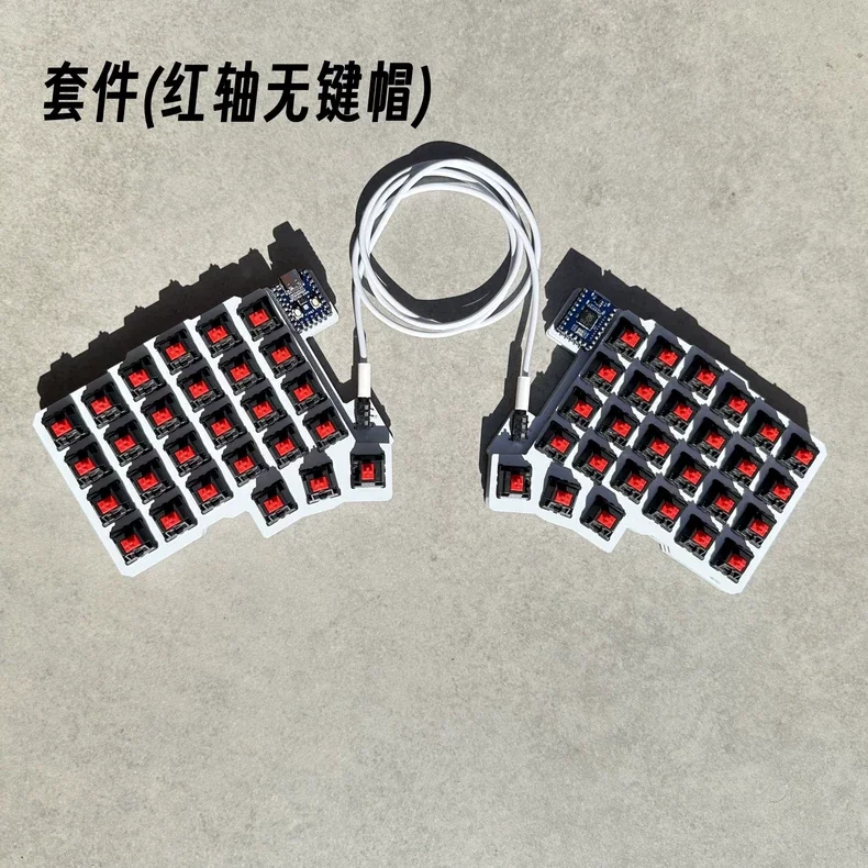 Silakka54 分割キーボード有線人間工学ホットスワップキーボード