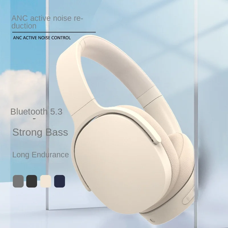 

New P3961 Active Noise Cancelling ANC Headset Bluetooth 5.3 Chip Wireless Music Noise Cancelling Headset