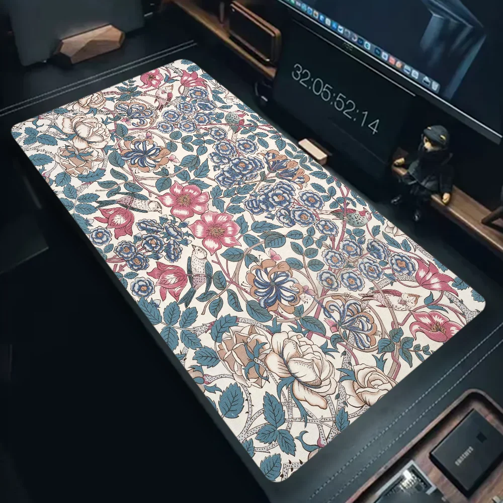 William Morris Girl Pad Gamer Play Mats Mousepad Size For Large Edge Locking Game Keyboard Pad 6