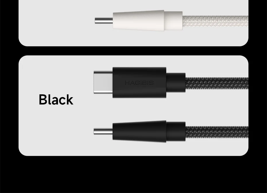 Hagibis USB-C to USB-C Wedge Cable PD 3.1 (240W)
