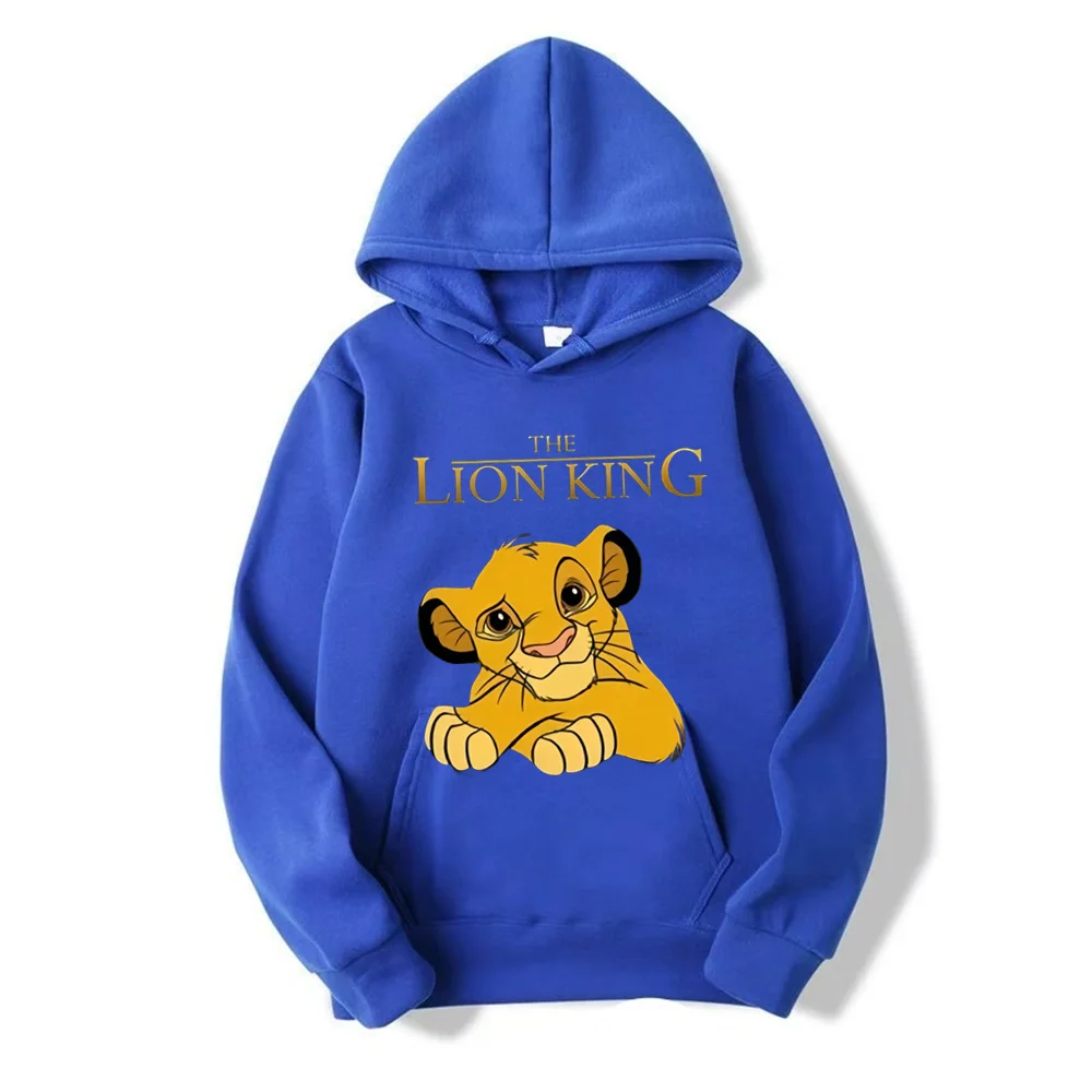 thumbnail image 1 of Disney-Sudadera con capucha del Rey León para mujer, suéter de dibujos animados a la moda, ropa de calle Kawaii, Otoño, novedad de 2024, 1 of 5
