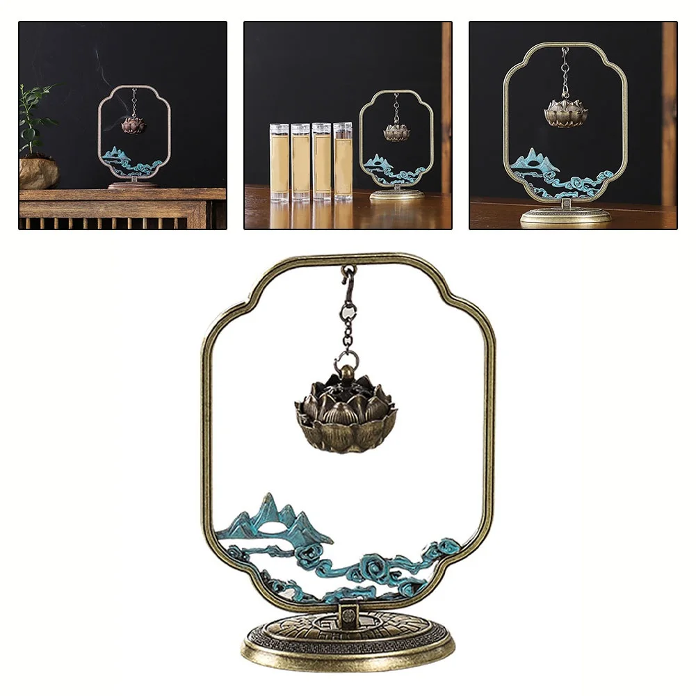 

26 Creative Hanging Incense Burner Peaceful and Relaxing Ambiance Auspicious Clouds Tray Exquisite Craftsmanship