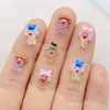 50pcs Mixed Resin Mini Cartoon Circus Clown Flatback Rhinestone Figurines Nail Art DIY Party Scrapbook Accessories Crafts 1