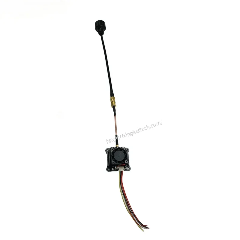 Vue arrière du module FPV 4.9/5.8/6.1G 3W anti-brûlure pour drone avec ventilateur