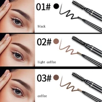 1.5mm Fine Eyebrow Pencil with Double Head Automatic Rotation, One Line Eyebrow Pencil Waterproof and Makeup Free Makeup Pen 1