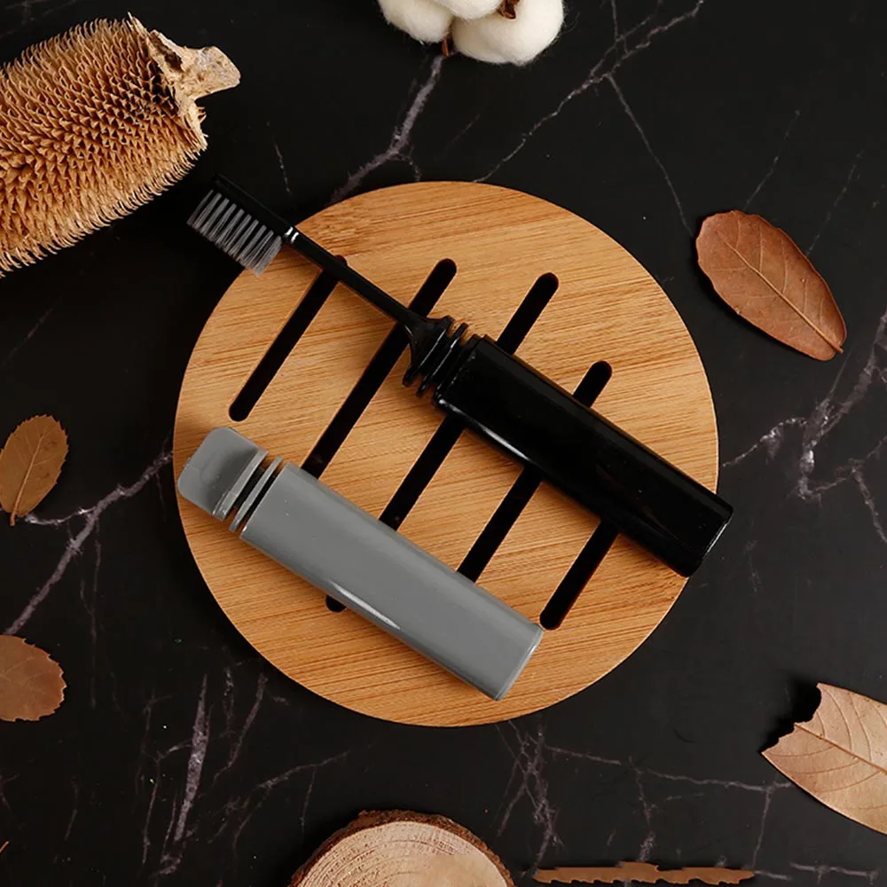 1Piece minimalist foldable portable toothbrush with bamboo charcoal soft bristles, suitable for outdoor camping and travel