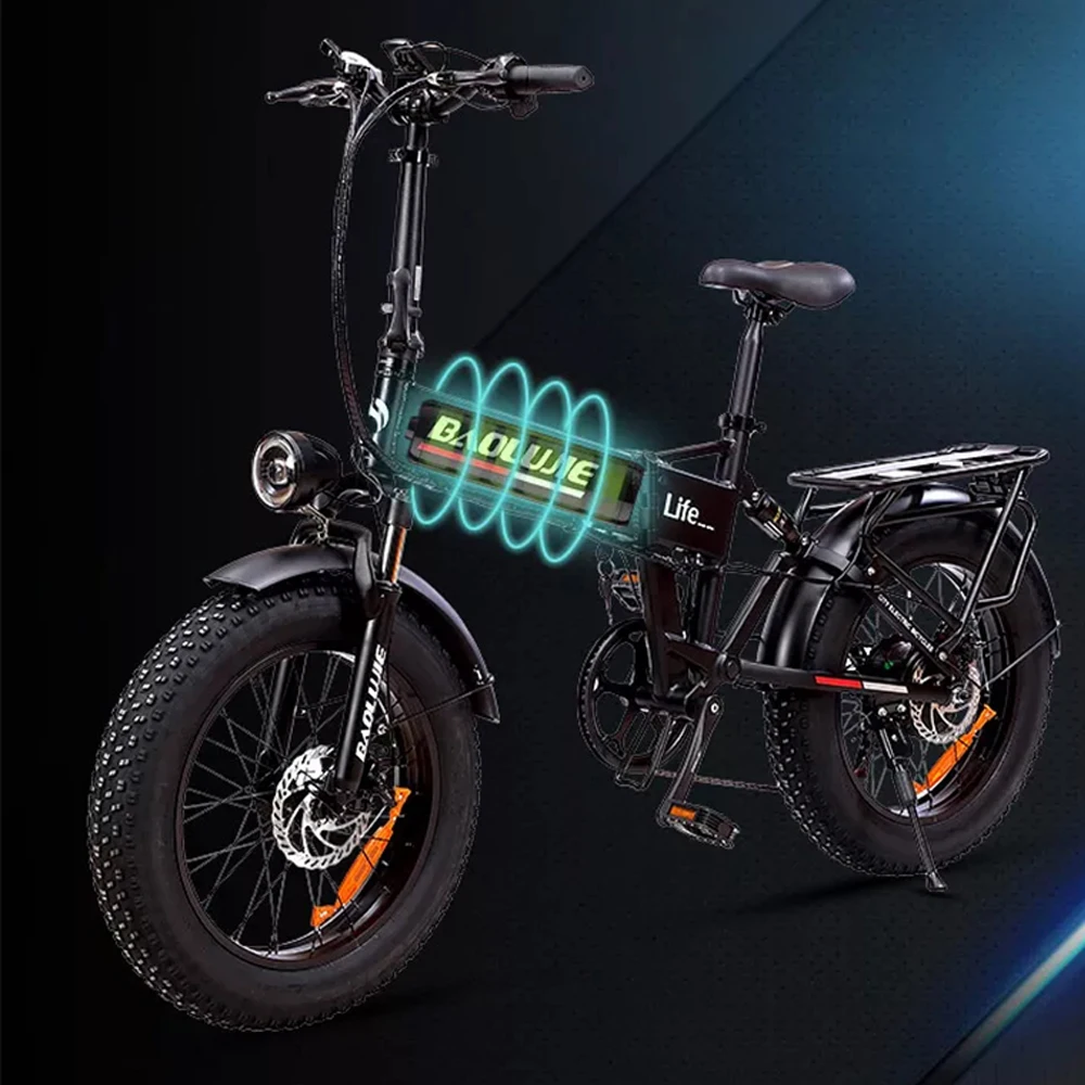 20-inch Folding Electric Bike 750W 48V 12AH Speed 35KM/H Electric Urban Mountain Bike All Terrain