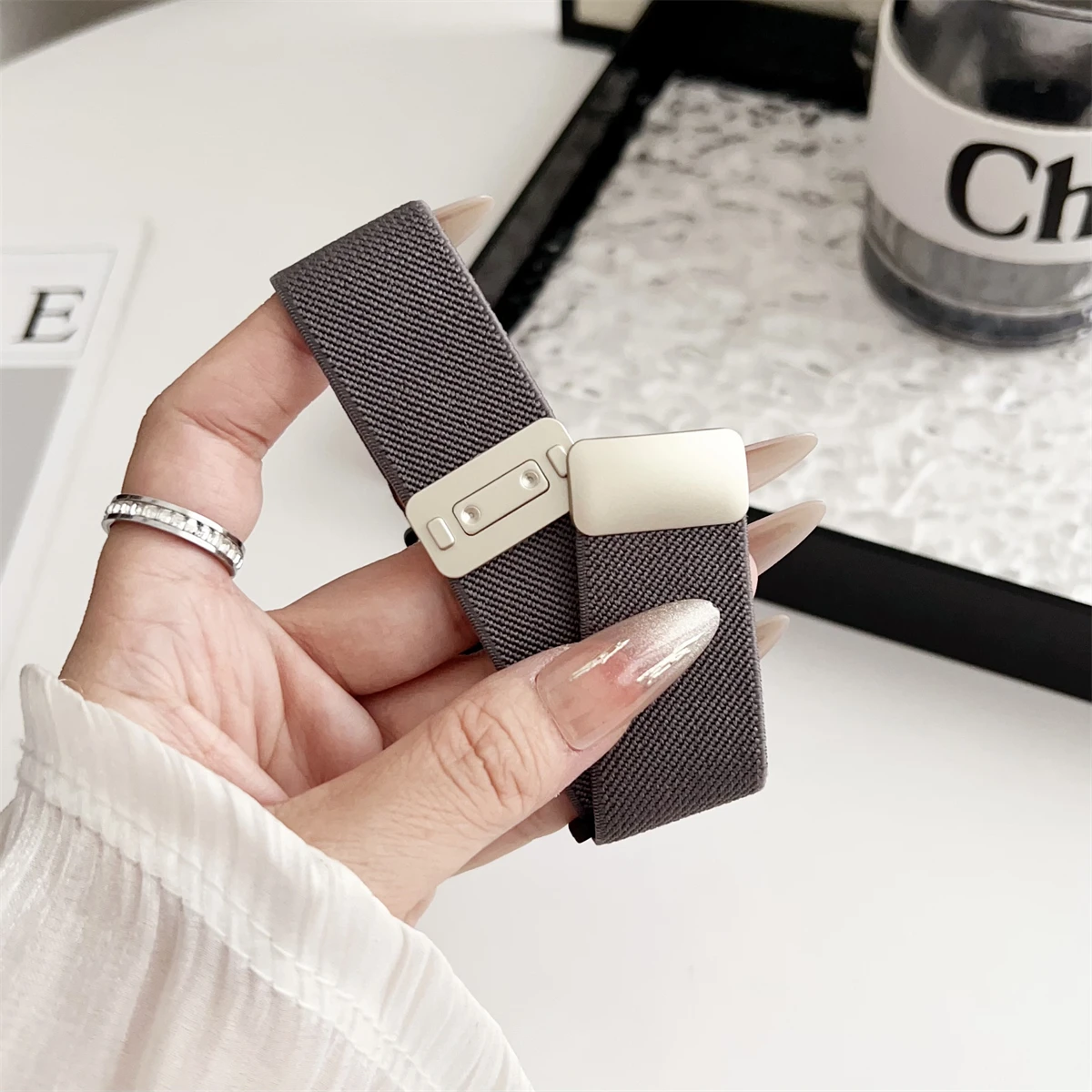 22mm Nylon Magnetic Watch Strap Bracelet