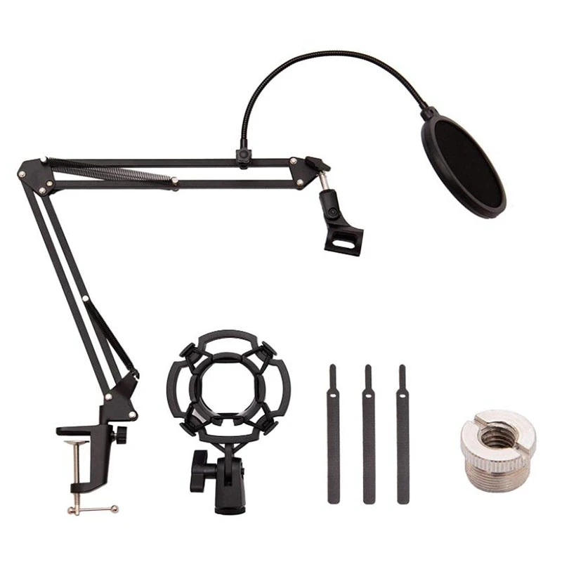 Supporto Per Microfono Da Tavolo, Supporto Per Microfono Per Blue Yeti E Blue Yeti Pro Con Microfono Parabrezza E Scarico Per Prevenire Il Supporto De