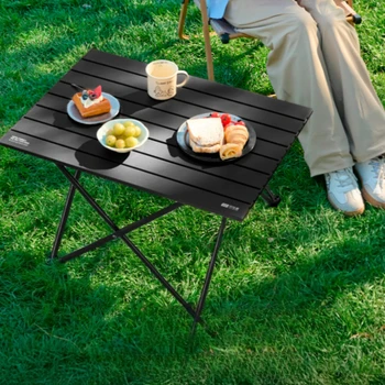 Tavolo da Pranzo per Esterni, Tavolo da Lavoro per Patio, Giardino, Cortile, Balcone, Picnic, Tavolo Esterno, Set Arredamento Terrazzo Patio