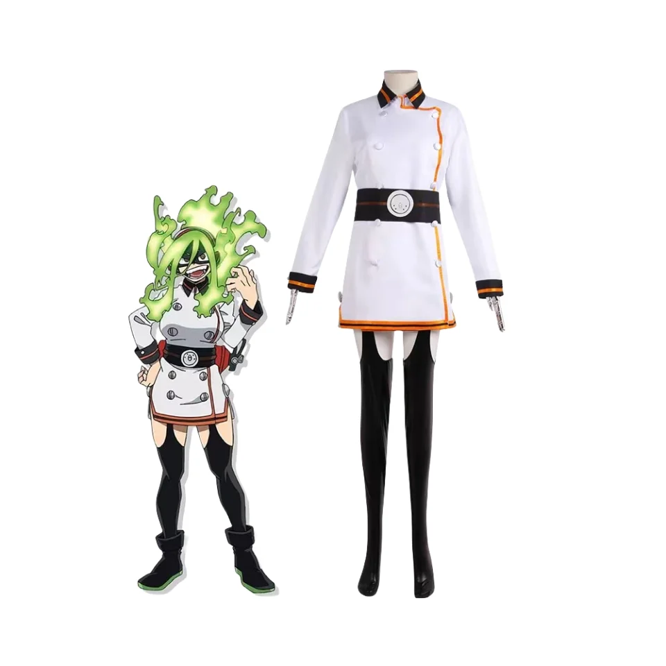 

Unisex Anime Cos My Hero Academia Kamiji Moe Cosplay Costumes Outfit Halloween Christmas Uniform Custom Size