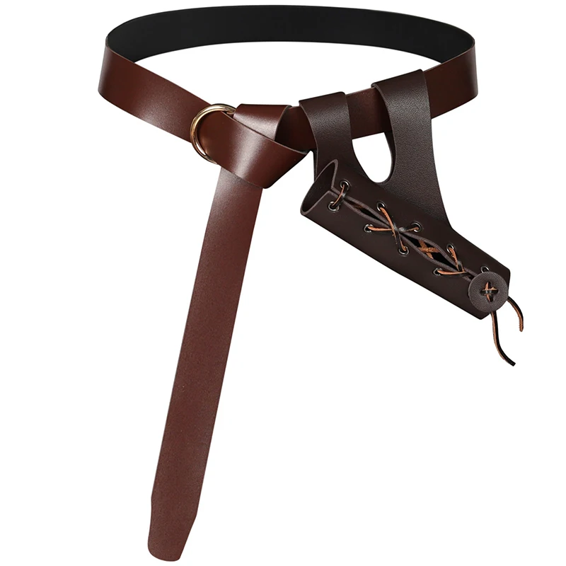 Adjustable Medieval Belt Strap Sword Holder Sheath Scabbard Adult Men Larp Knight Weapon Cosplay Props Rapier Ring Belt Holster