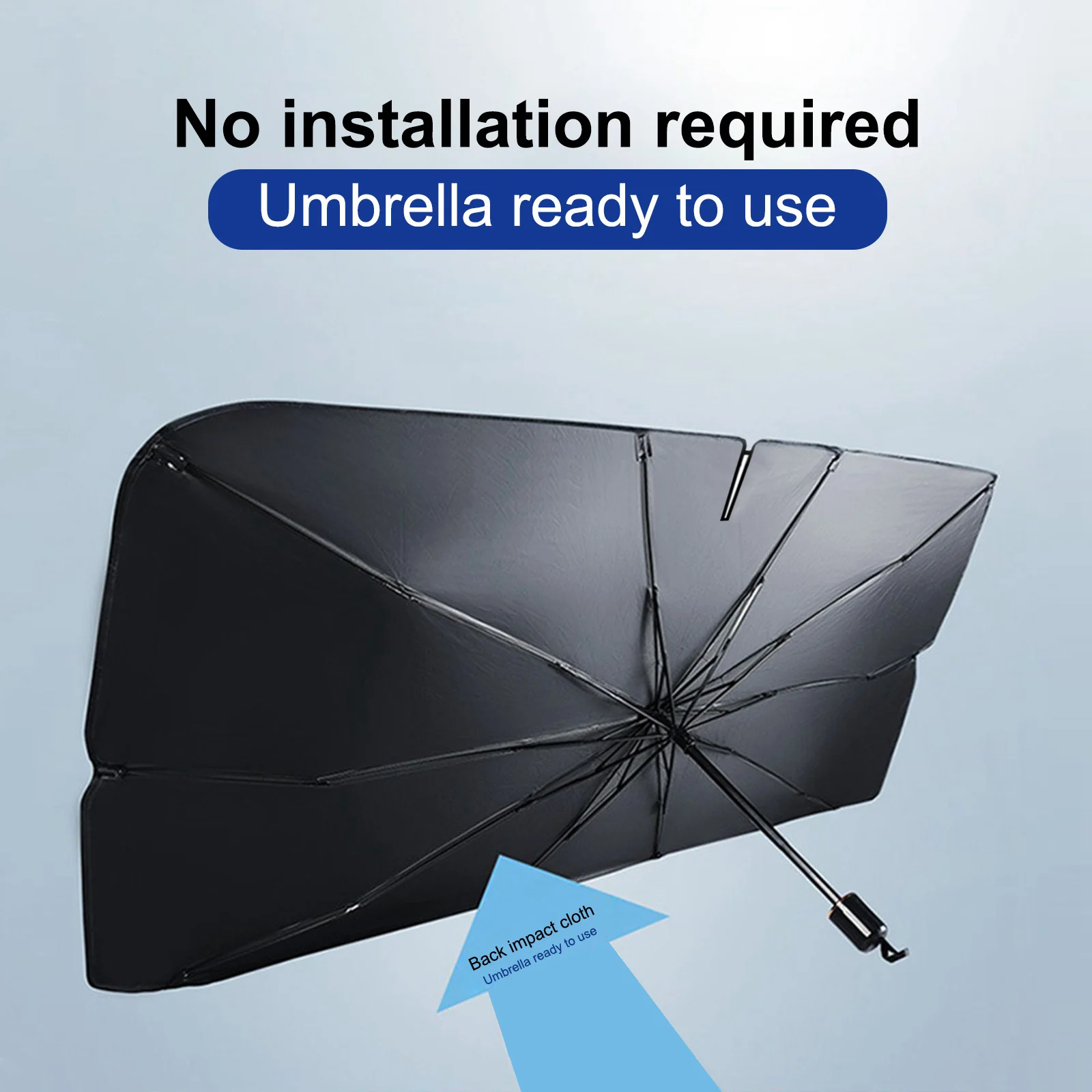 

Car Windshield Sunshade Umbrella Foldable Thickened Front Window Sun Shade Cover Heat Insulation UV Protection Parasol Universal