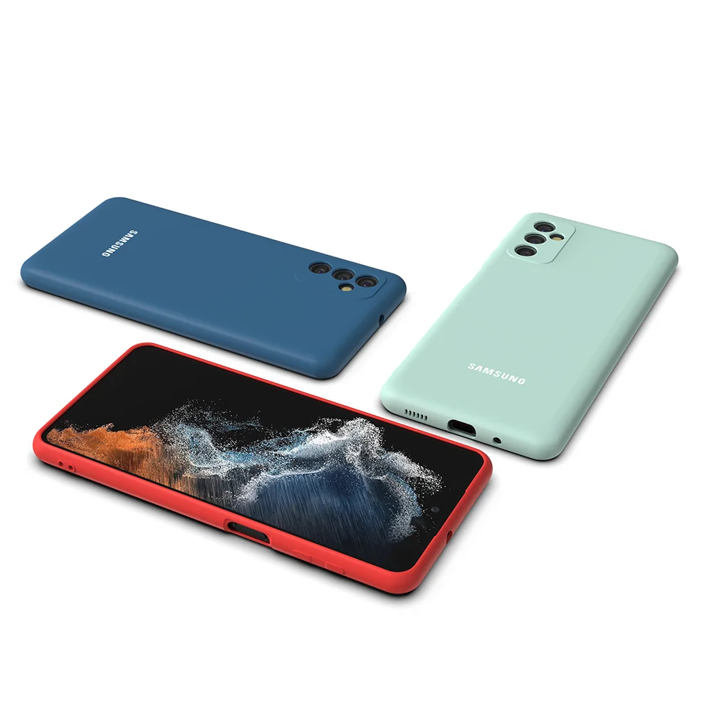 Premium Liquid Silicone Phone Back Protective Cover - Universal Design for Samsung Galaxy Series