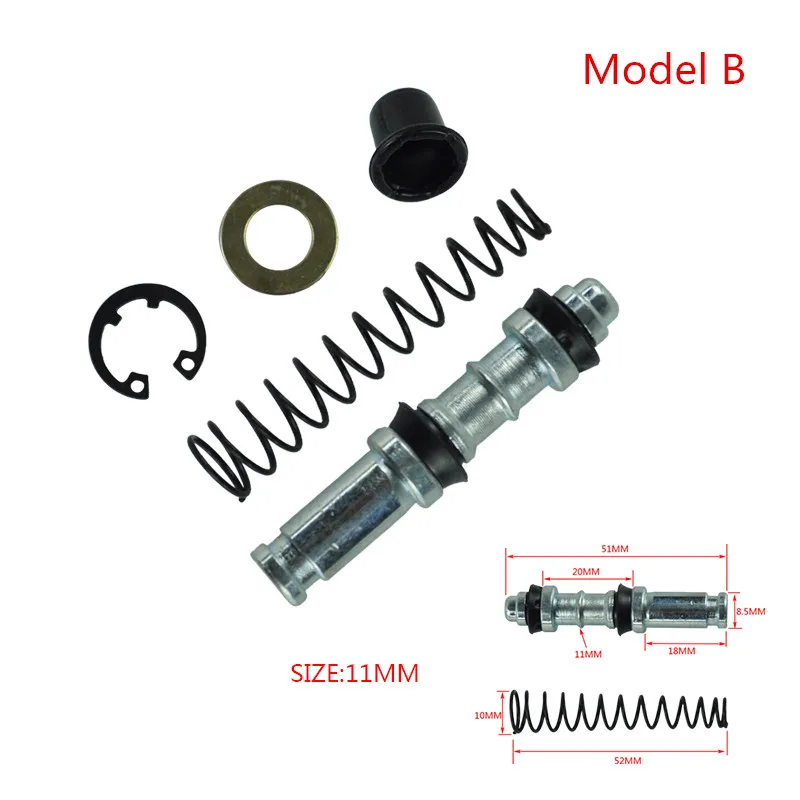 1Set Motorcycle Clutch Brake Pump 14mm 12.7mm 11mm Piston Plunger Repair Kits Master Cylinder Rigs Repair Fit Motocross/Scooter