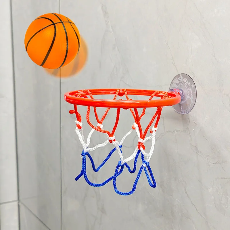 Mini basketball frame indoor small basketball basket hanging wall style non perforated children's home shooting frame 2