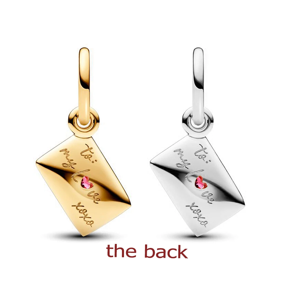 Love Letter Envelope Dangle resin charms stainless steel charms silver charm alloy heart charms enamel charms animal charms silver charms metal cross charms halloween charms metal charm alloy enamel charms star charms glass charms bee charms fur ball charms plastic beads charms slide letters charm acrylic charms angel wings charms celtic knot charms crystal charms jewelry charms Charm Fit Original Pan Bracelet DIY Women Jewelry Gifts for Valentine's Day