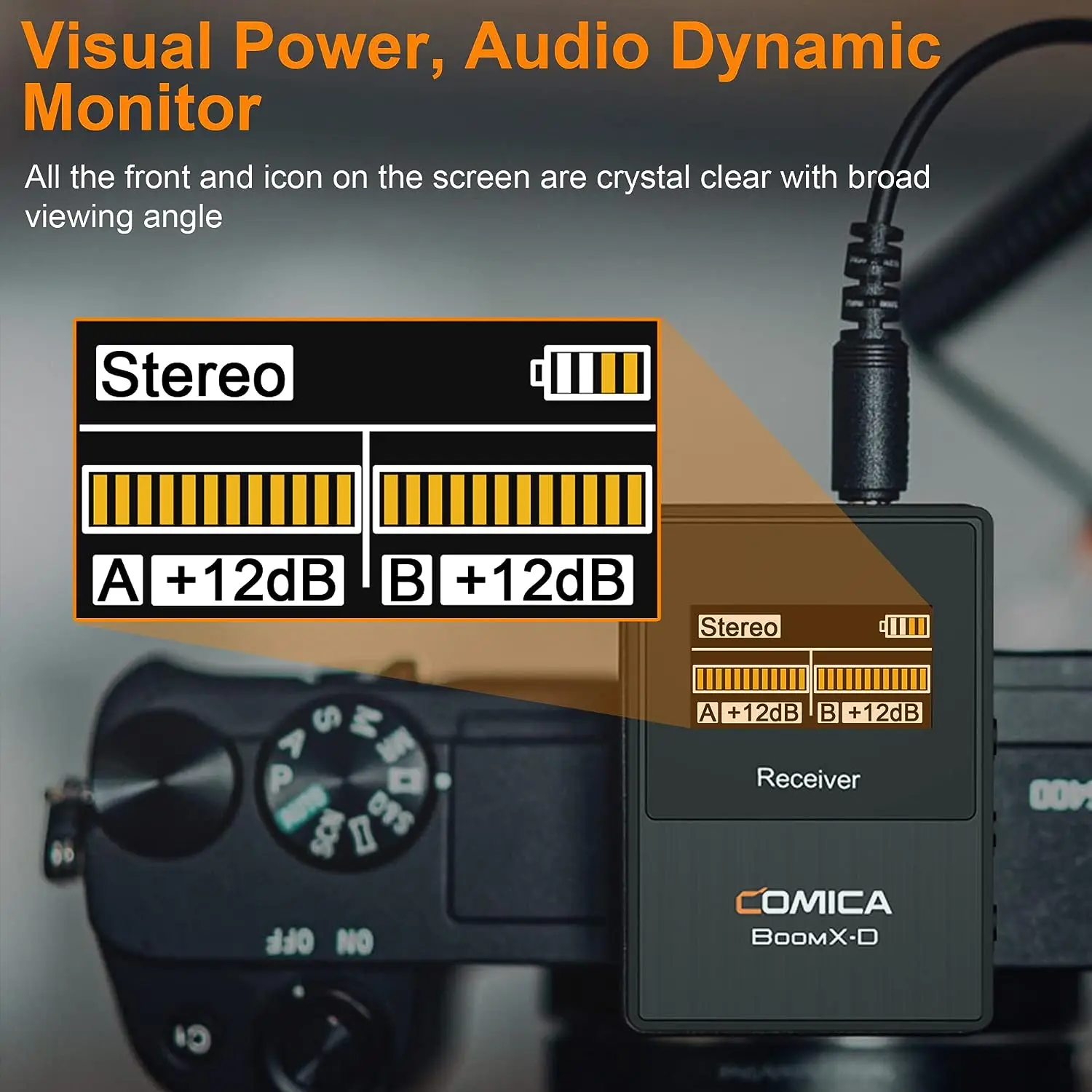 Comica BoomX-D D1 D2 2.4G Wireless Microphone Dual-channel