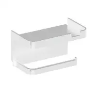 Tissue Hanger Toilet Paper Roll Holder Bathroom Accessories Storage Rack No Punching Paper Ttowel Storage Rrack Wall Mounted 5