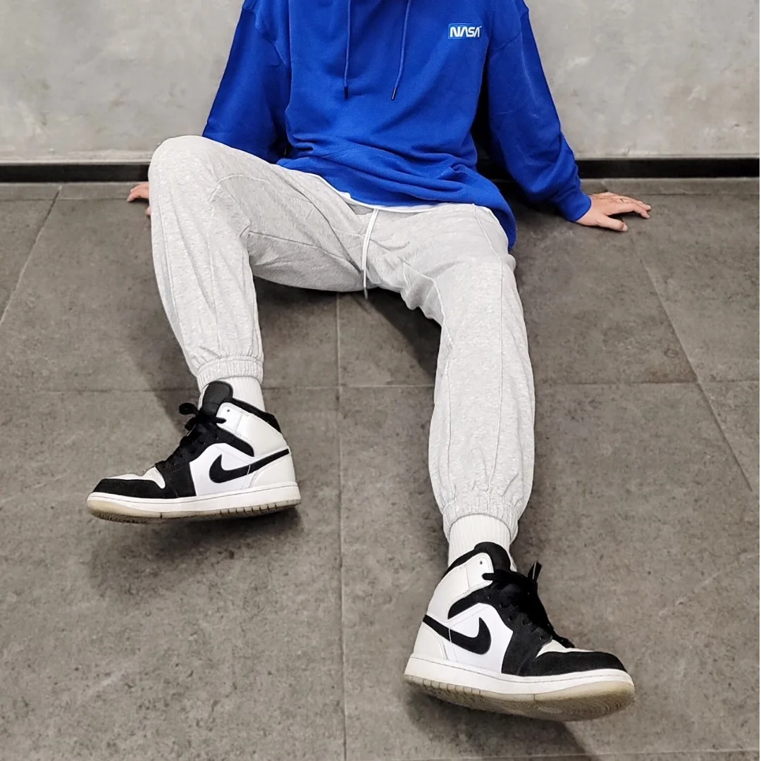 Nike Air Jordan 1 MID mid-top basketball shoes non-slip wear-resistant male models sports shoes,casual sneakers