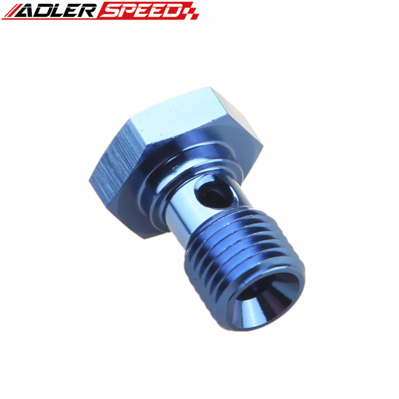 ADLERSPEED 알루미늄 싱글 밴조 볼트 블루, M8 x 1.0mm, M10 x 1.25mm, M12 x 1.5mm, UNF 3/8-20UNF