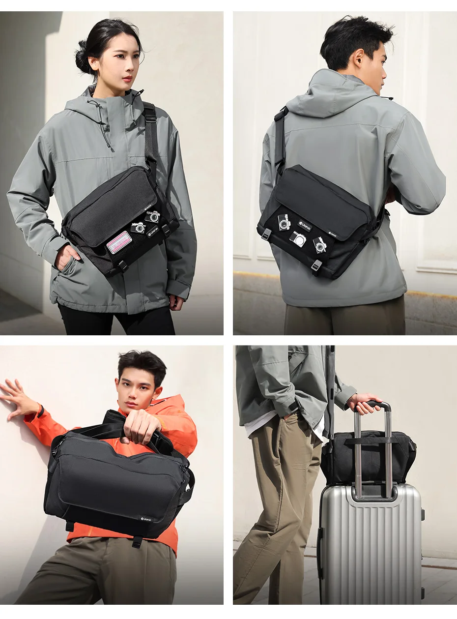 ulanzi BP11 Crossbody Kamera 9L Kapazität Schulter Smartphone Fotografie Digital SLR Für Sony Canon Nikon Schulter Tasche_voghion.com