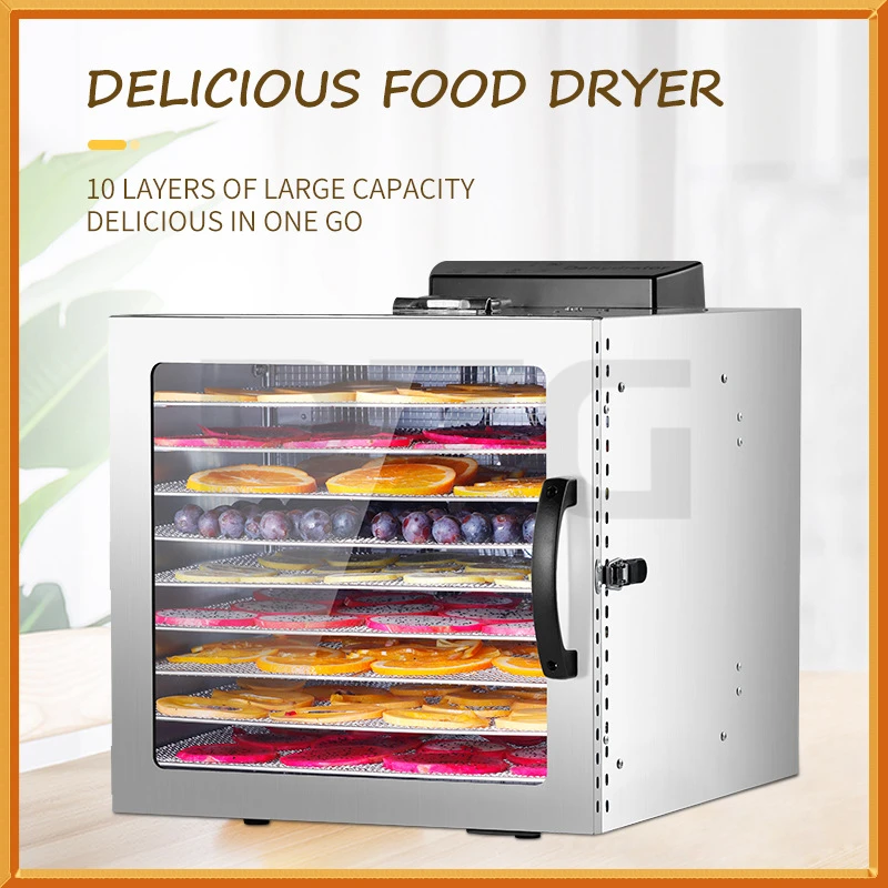 16 Layers Food Dehydrator Home Fruit Raisins Drier Dehydrator Meat Fish Banana Food Vegetables Dehydrator Dryer Drying Machine 4
