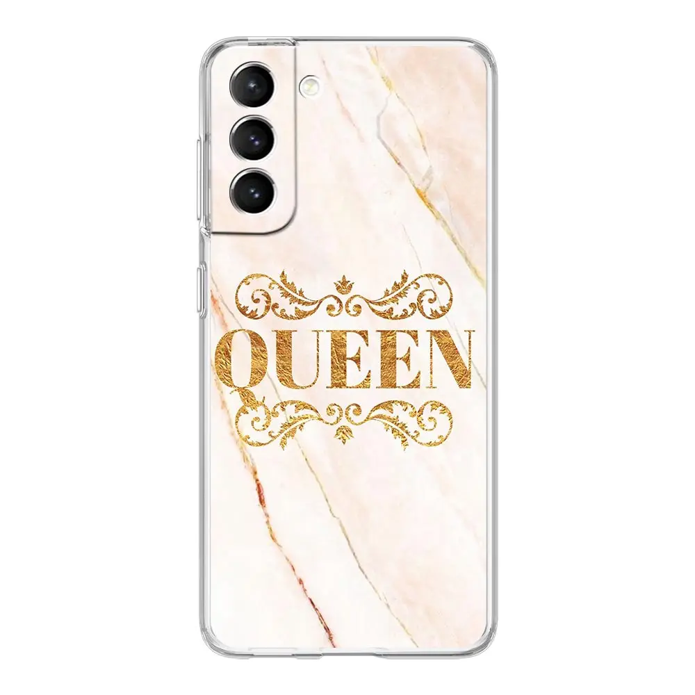 Rose Gold Pink Marble Clear Soft Phone Case Cover