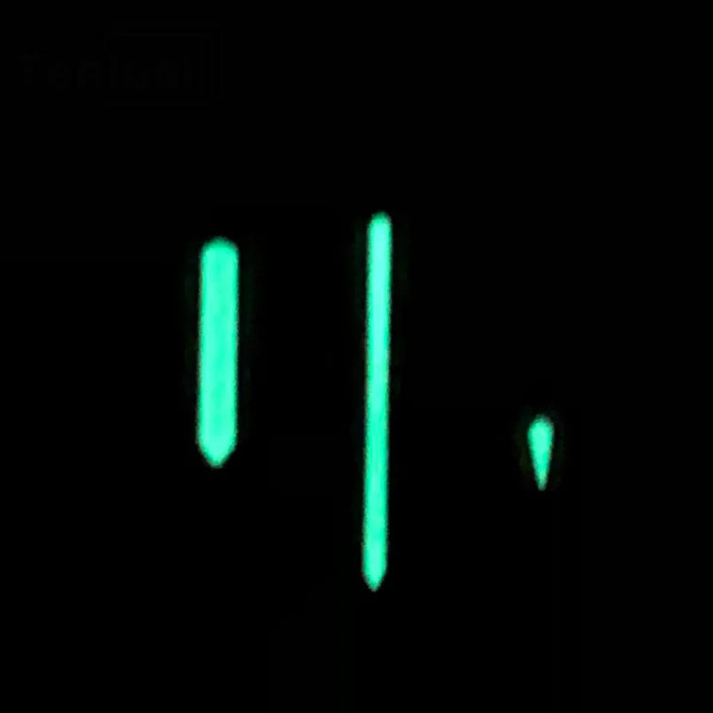 Luminous Multi-Color Watch Hands in Green, Red, White, Blue, and Black