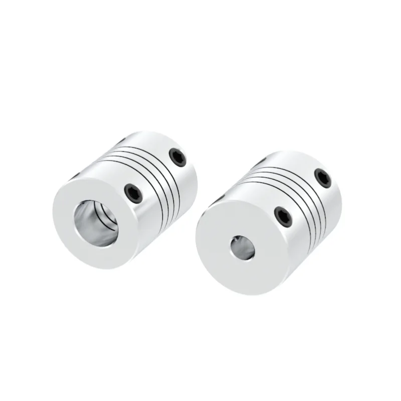 Flexible Coupling Shaft Coupler Shaft Connector D19L25 Aluminum Z Axis Flexible Coupling 3mm 4mm 5mm 6mm 6.35mm 8mm 10mm For Stepper Motor Coupler Shaft Couplings 3D Printer