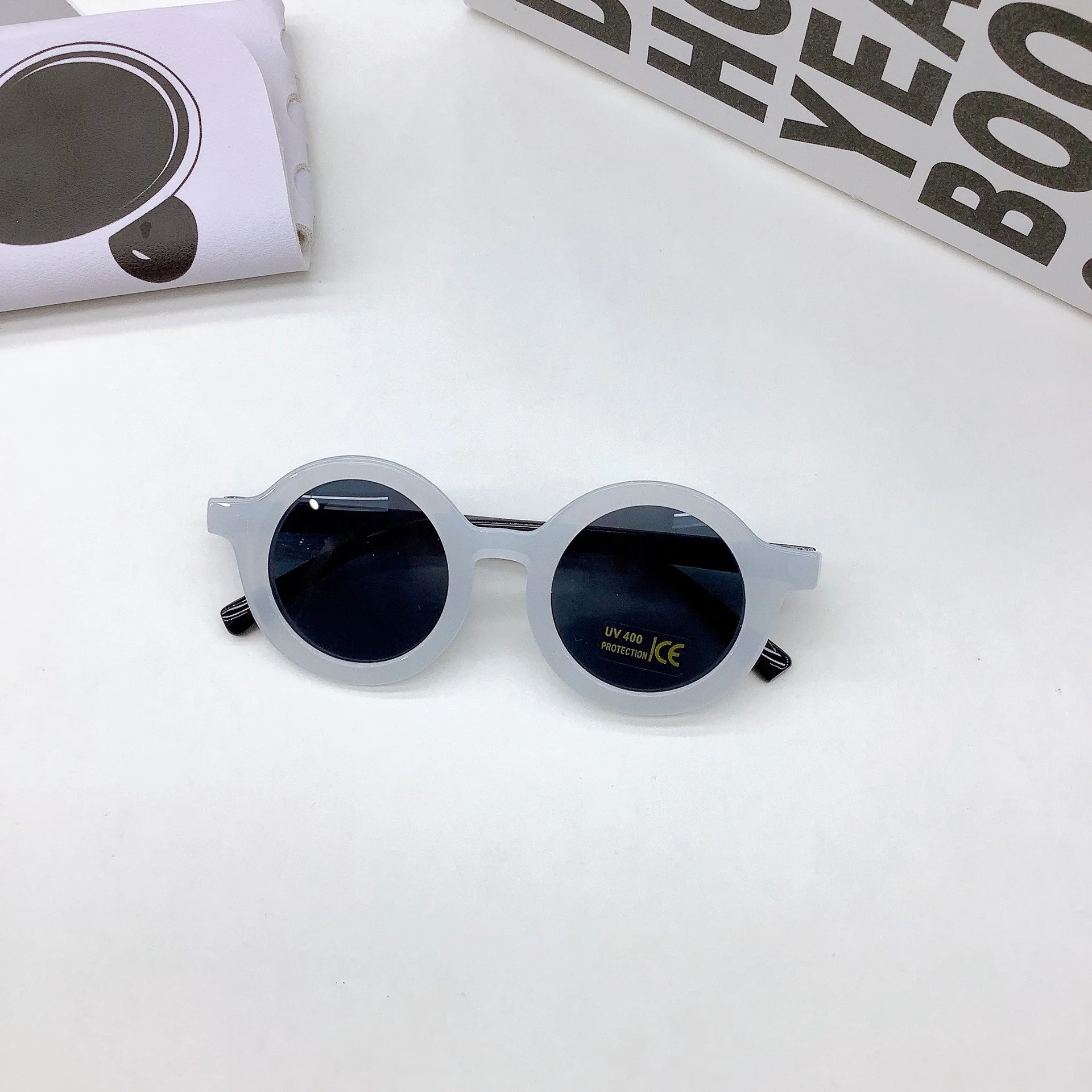Kids Sunglasses Children Sunglasses Children's Round Frame Sunglasses
