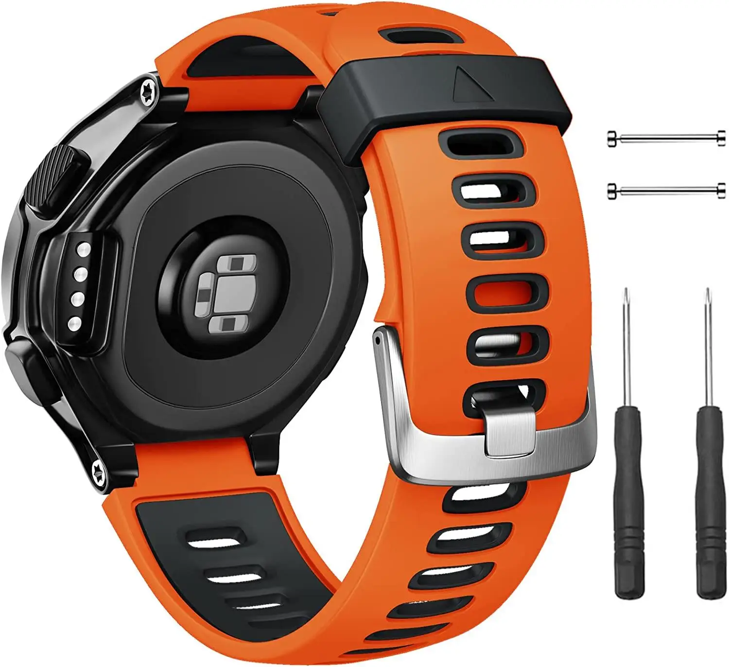 Cinturino in silicone morbido per Garmin Forerunner 220 230
