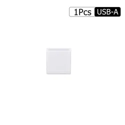Universal Dust Plug Protective Cover for Charging Ports (1 - 10 Pack) - Waterproof and Dustproof Caps (1Pcs USB A)