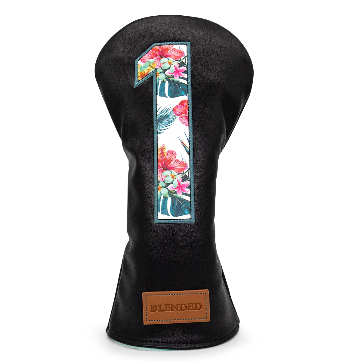 Black Leather Golf Headcovers Summer Fashion Head Cover High Qaulity Driver Wood Cover Set White Premium Leather Driver Fairway 2