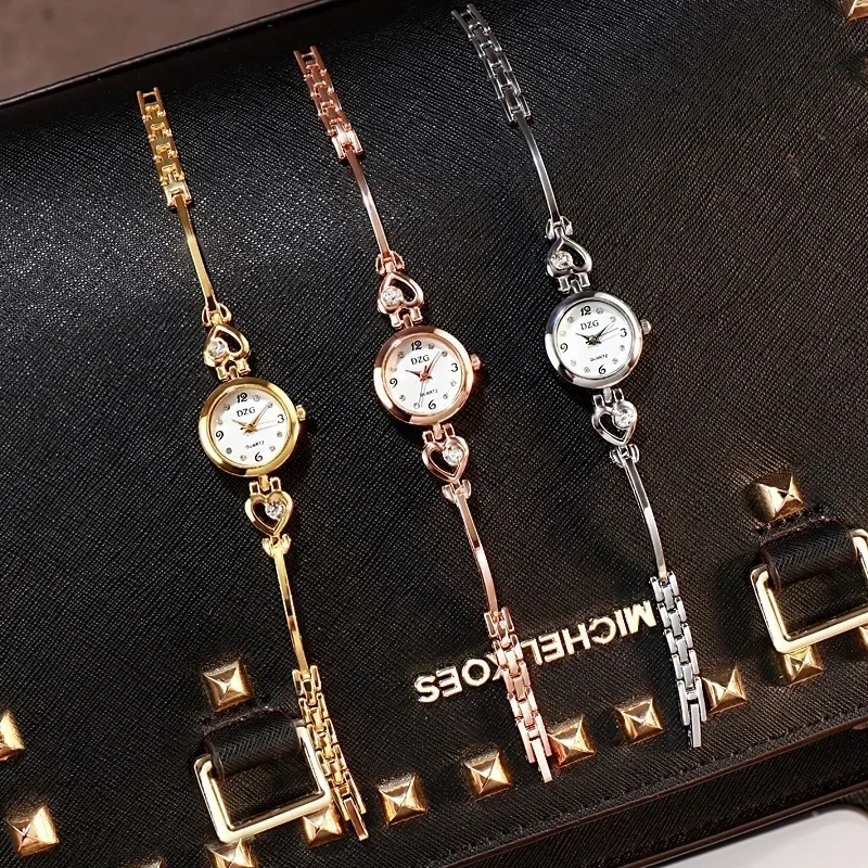 Women Heart Bracelet Watch Rose Gold Quartz Watch Women Dress Wristwatch Casual Bracelet Watches Gift Reloj Mujer women watches