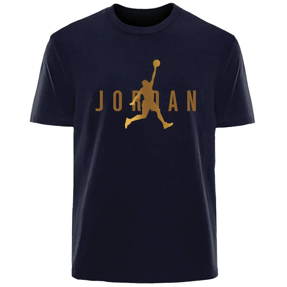 Simple retro T-shirt with summer lettering, men's, 100% cotton, comfortable, breathable, casual, fashionable, outdoor