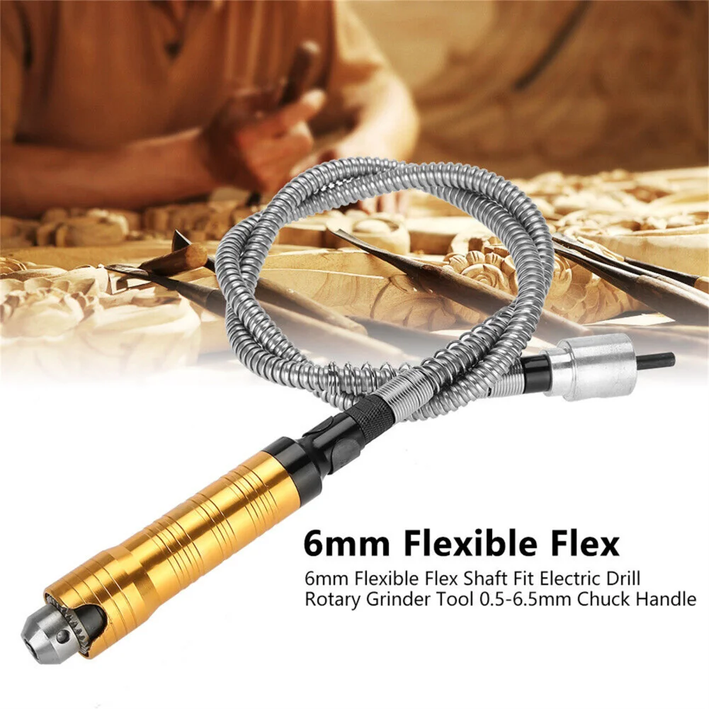 Engraver Flexible Shaft 6mm Flex Shaft Handpiece Power Tool Electric Drill Handle Chuck Separate Mini Grinder Accessories