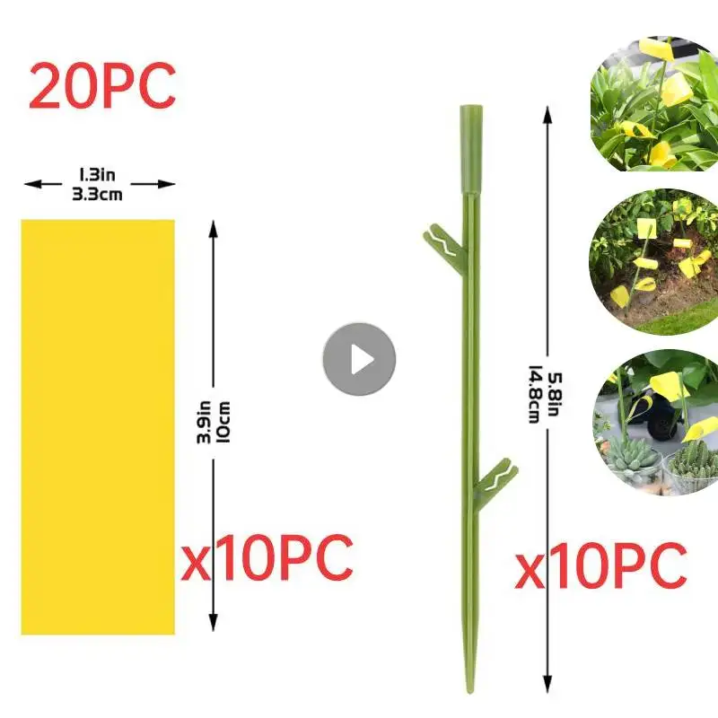 Vendita Calda Armyworm Flypaper Sticky Fly Insect Paper Off Armyworm Double-Sided Yellow Sticky Insect Killer Trappole Appiccicose Non Tossiche