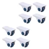 8 Pcs Adhesive Roller Storage Case Caster Bins with Brake Self-adhesive Sticky Casters The Hips Wheels 2