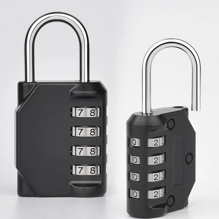 1pc Combination Lock Resettable 4 Digit Padlock with Combination Waterproof Duty Padlock Outdoor Indoor