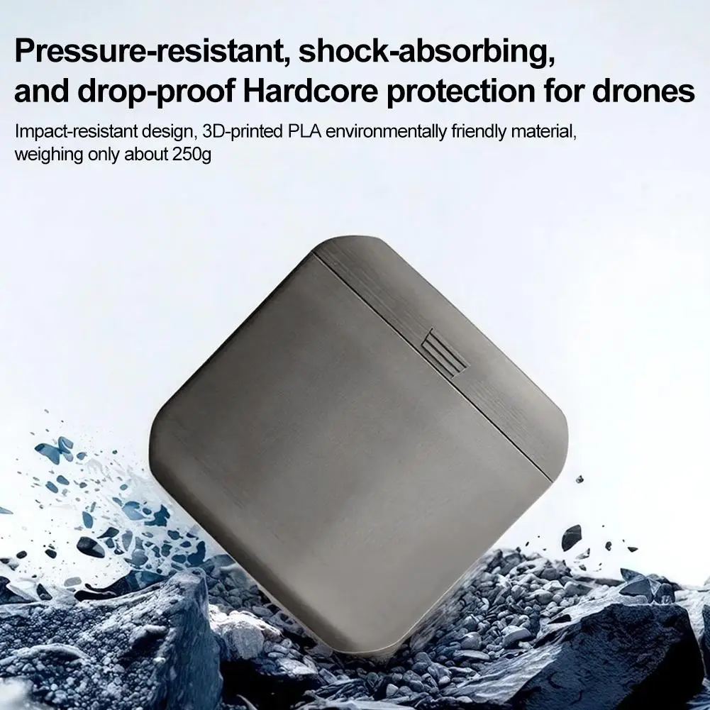Boîtier de protection antichoc gris clair pour NEO2, posé sur une surface plane avec module inséré