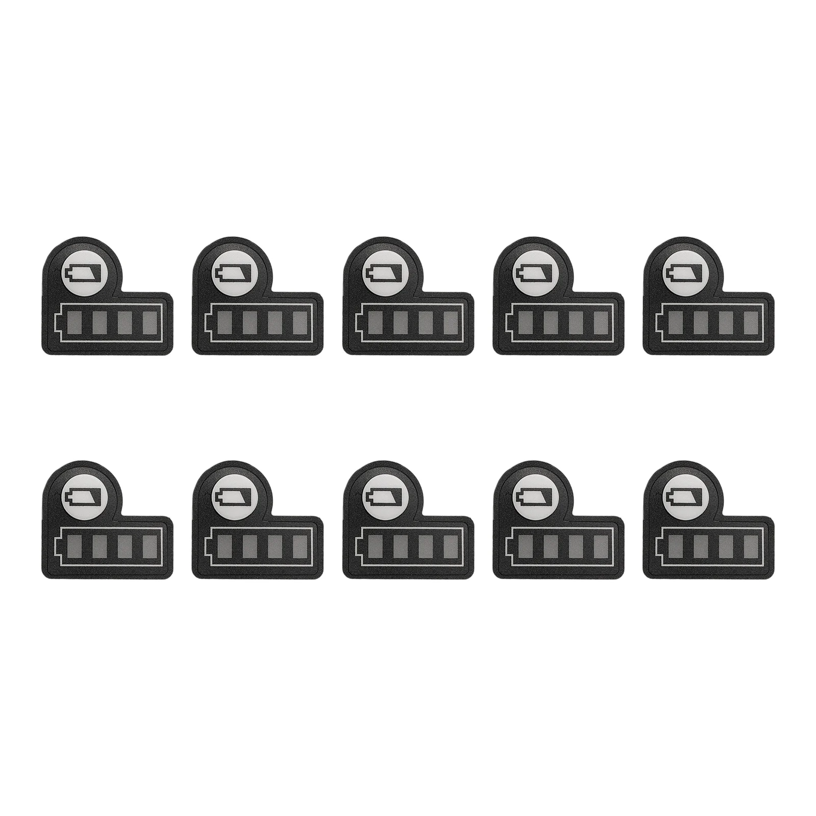 10PCS Battery Level Indicator Label Battery Capacity Light Sticker Button Decal For BL1830 BL1430 18V Lithium Battery 2