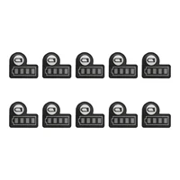 10PCS Battery Level Indicator Label Battery Capacity Light Sticker Button Decal For BL1830 BL1430 18V Lithium Battery 2