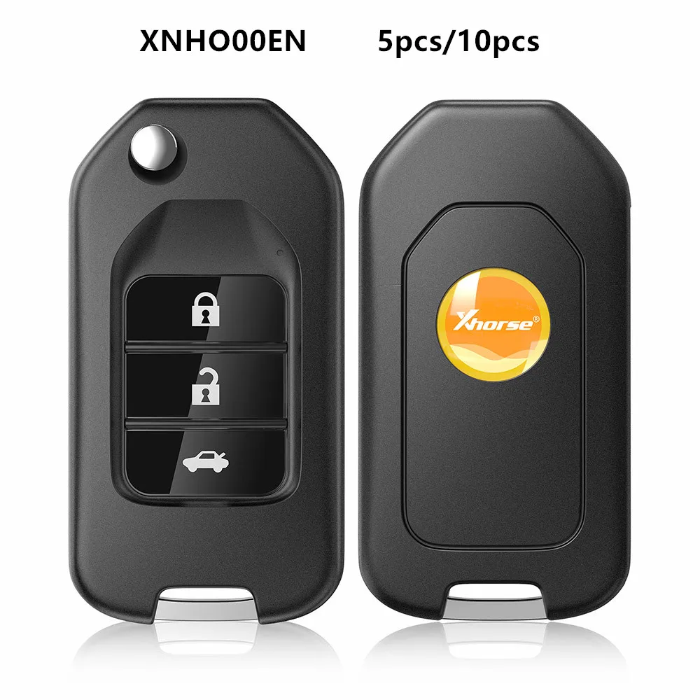 

5/10pcs Xhose XNHO00EN Wireless Car Remote Key for Honda Type XN004 3 Buttons for VVDI Key Tool/Mini Key Tool