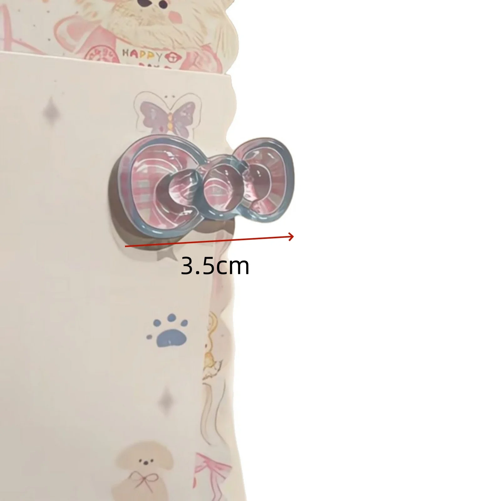 4PCS Cute Transparent Bow Hair Clips Set, Colorful Acrylic Hairpins, Adorable Hair Accessories for Girls, Perfect for Daily Hair